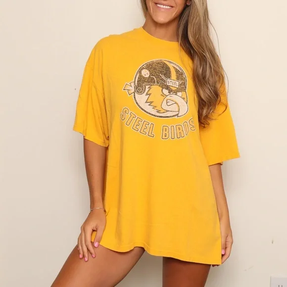 Pittsburgh Steelers Steel Birds Angry Birds Graphic Tee Shirt - Picture 2 of 4